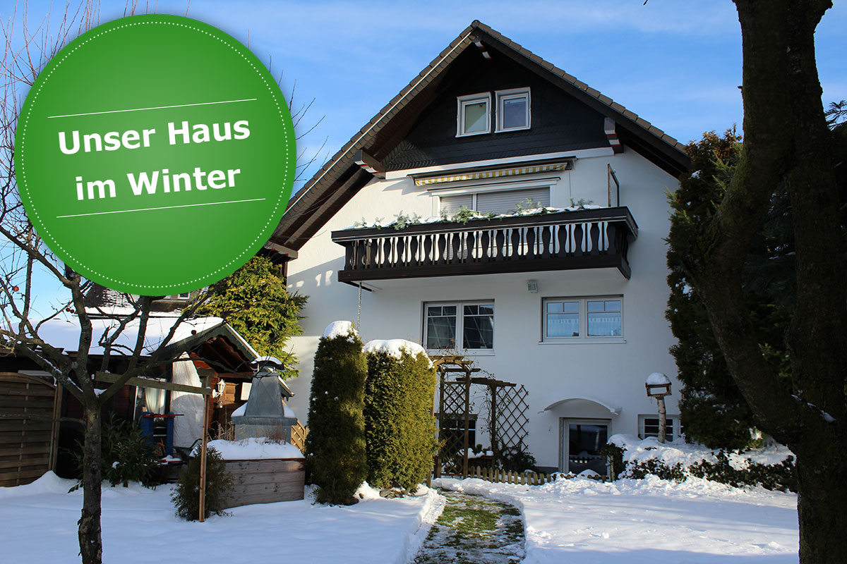 Haus Kordes im Winter